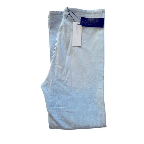 REVOLVE Jeans SPRWMN LA NEW Denim Flare Leggings Francoise Blue Size Small 26 - Picture 7 of 16